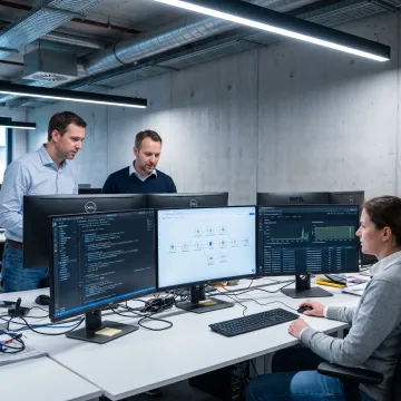 Team developing a secure large language model application