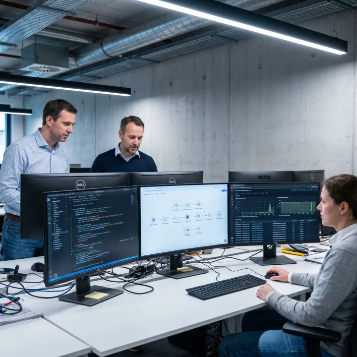 Team developing a secure large language model application