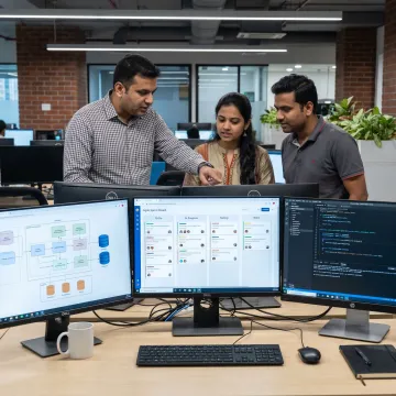 Software development process planning session