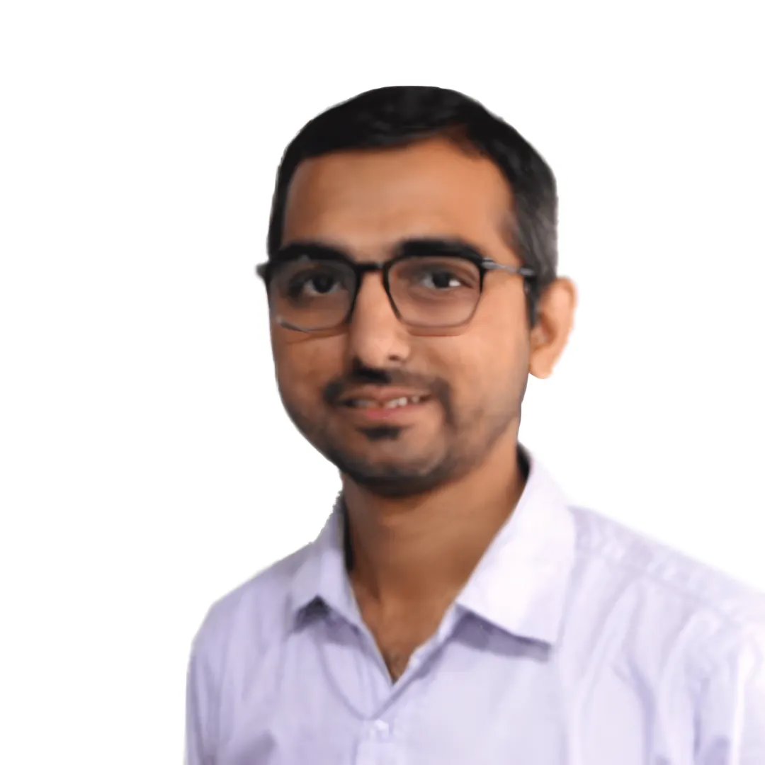 Portrait of Parth Gandhi, AI Development Leader at Samyak Infotech