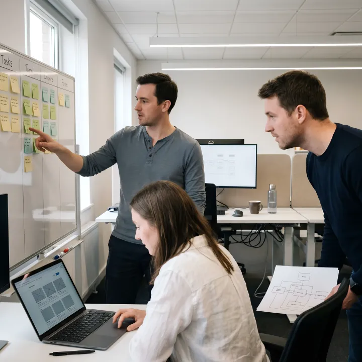 Software development process from planning to deployment