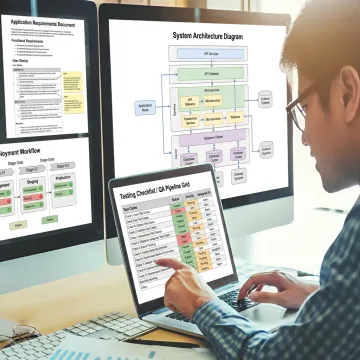 Custom software development process planning