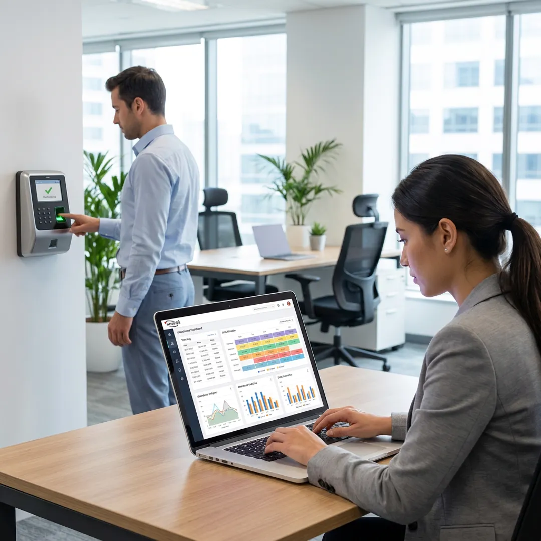 Attendance management software dashboard