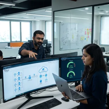IoT development team planning connected device architecture
