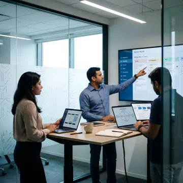Software development process from planning to deployment