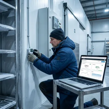 Cold storage monitoring system implementation