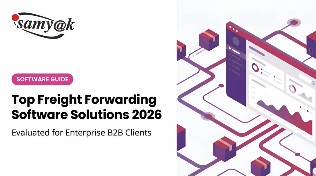 Four core operational problems freight forwarding software solves infographic