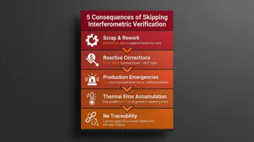 Cost of ignoring precision measurement five compounding manufacturing consequences infographic