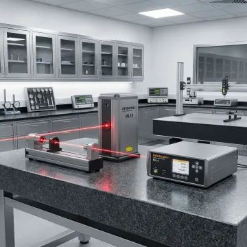 Professional test and measurement equipment displayed in calibration laboratory
