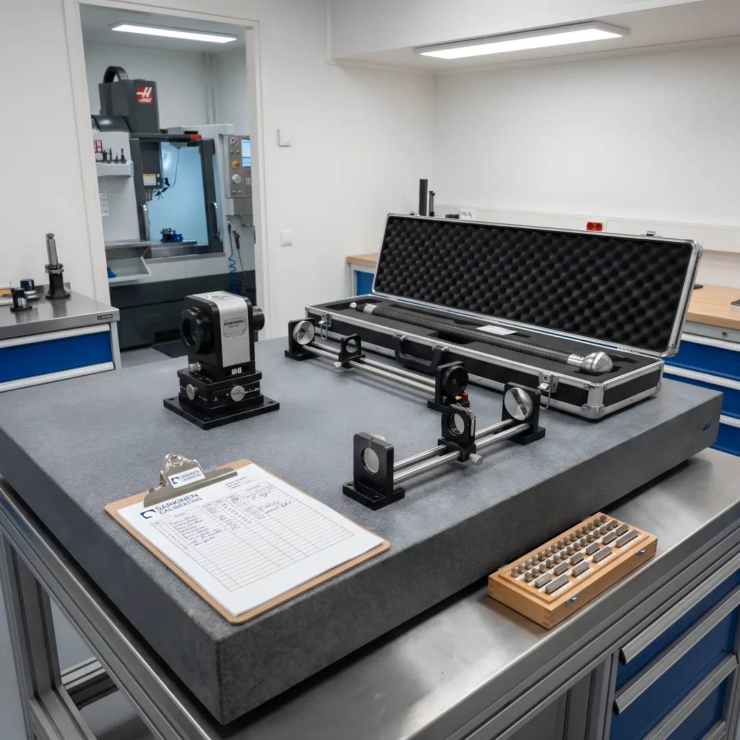 Professional test and measurement equipment displayed in calibration laboratory