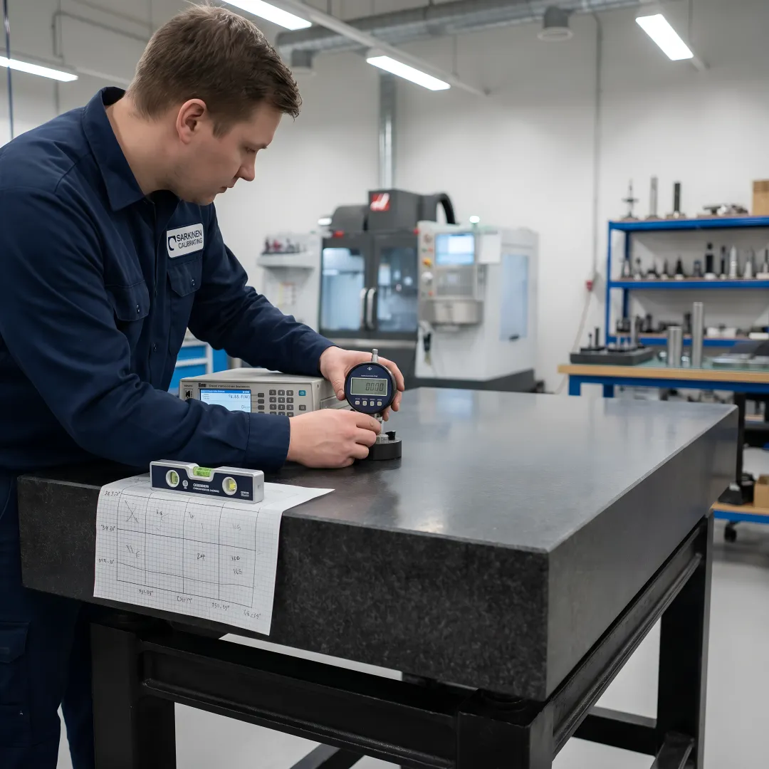 Precision surface plate flatness testing equipment measuring granite inspection table