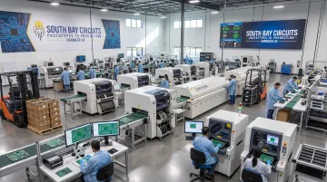 South Bay Circuits Chandler Arizona PCB assembly manufacturing facility floor