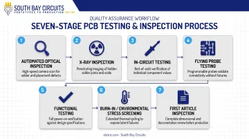 Seven aerospace PCB testing methods from AOI to First Article Inspection
