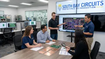 South Bay Circuits in-house PCB design and fabrication team