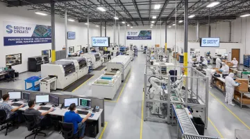 South Bay Circuits in-house PCB design fabrication and assembly facility