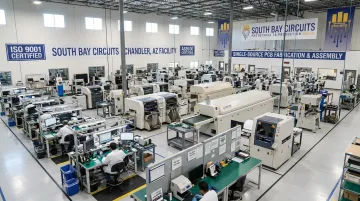South Bay Circuits Chandler Arizona PCB manufacturing facility production floor