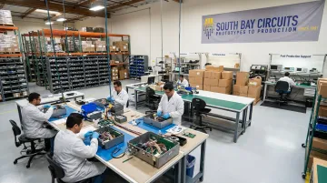 South Bay Circuits facility box build and system integration workstation
