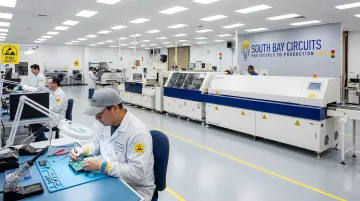 South Bay Circuits Chandler Arizona facility with hand assembly and SMT lines