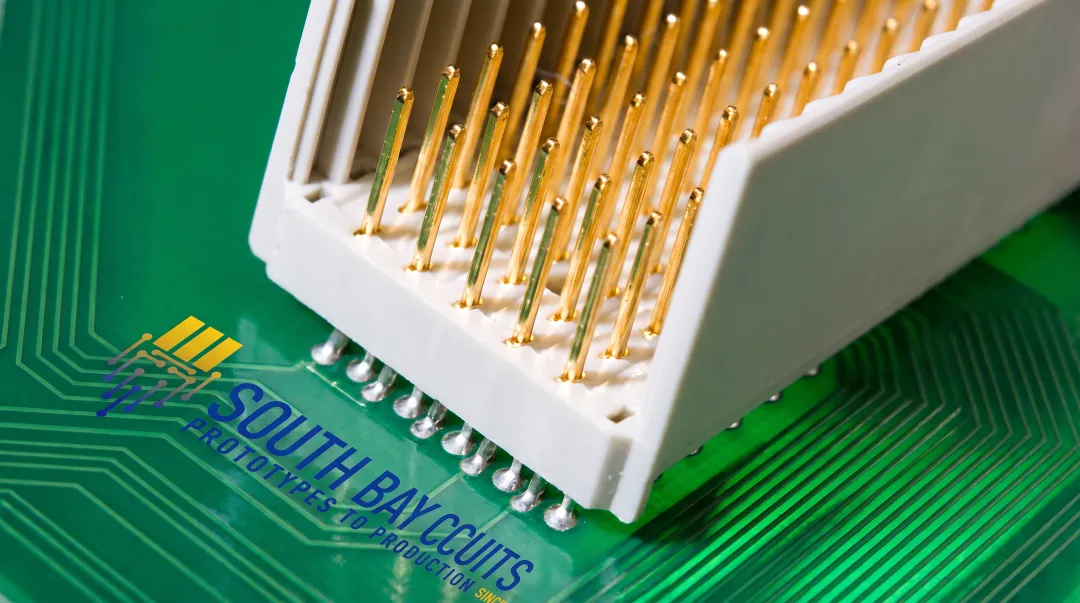 Press-fit connector installed on multilayer backplane PCB assembly