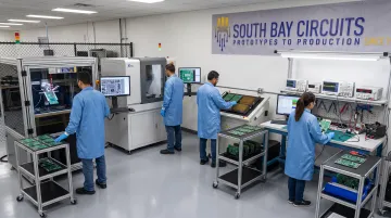 South Bay Circuits in-house inspection and functional testing equipment lineup