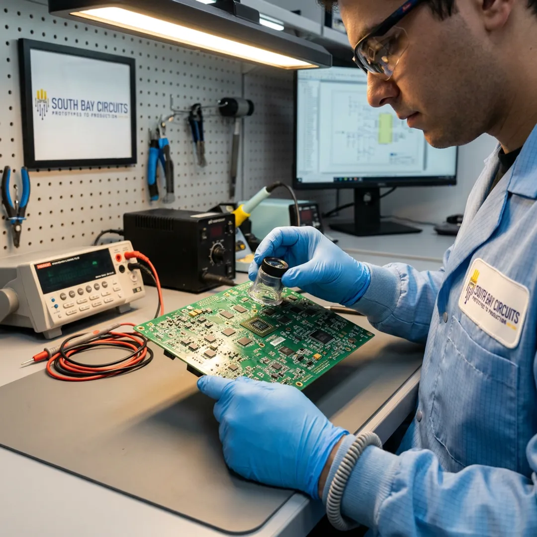 PCB assembly process inspection