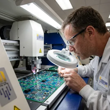 PCB prototype and assembly production line