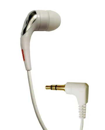 1-BUD-Pro-Gold Single-Ear Stereo Earbud (White)