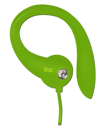 Left-BUD-Gold-Lime-Green Single-Ear Wired Earbud