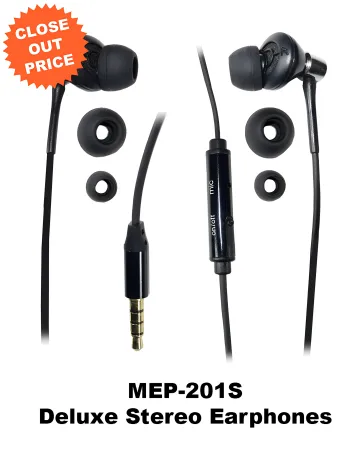 Smartphone-Compatible Wired Stereo Headset Earphones