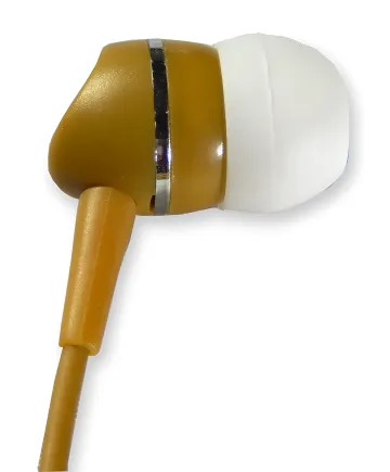 1-BUD Single-Ear Stereo Earbud (Brown)