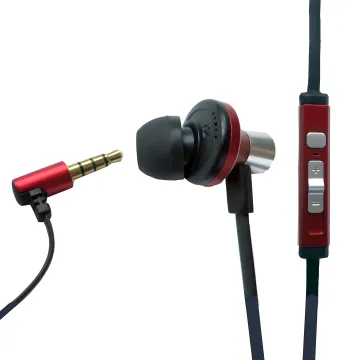 Smartphone-Compatible 1-BUD Stereo Earbud (for Right Ear), with 3 Sizes of Eartips and Zippered Earphone Carrying Case