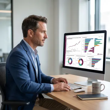 Sector performance charts on adviser dashboard