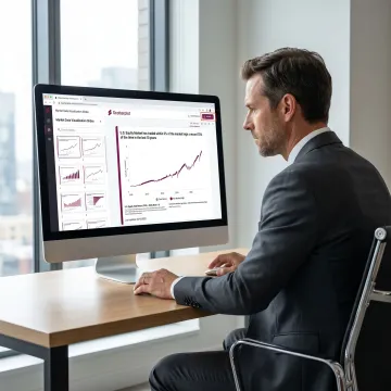 Wealth manager building a branded investment deck