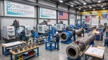 Schallert Enterprises USA manufacturing facility producing tapping and line stop equipment
