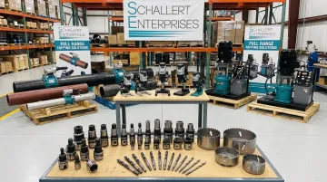 Schallert Enterprises tapping machine lineup with custom adapters equipment
