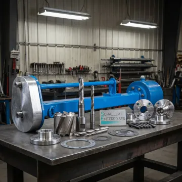 Fabricated hot tapping and line stopping equipment
