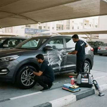 Mobile car wash service in Umm Suqeim Dubai