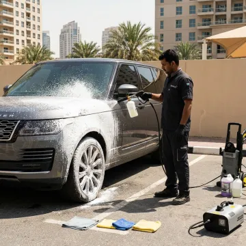 Mobile car detailing in Dubai