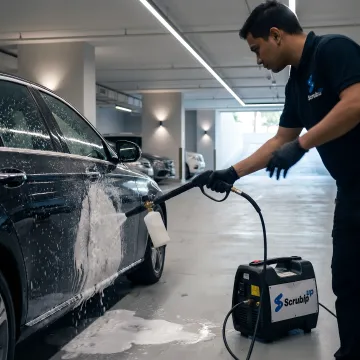 Mobile car wash service in Dubai Marina