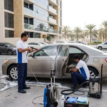 Car Wash Services in Dubai Parking Areas