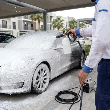 Snow Foam Car Wash Services in Dubai