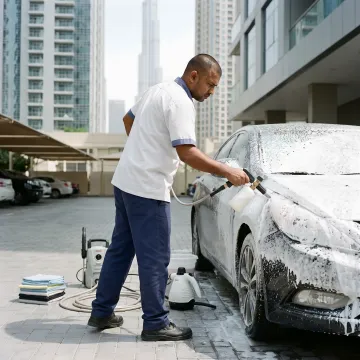 Mobile Car Wash Services in Downtown Dubai