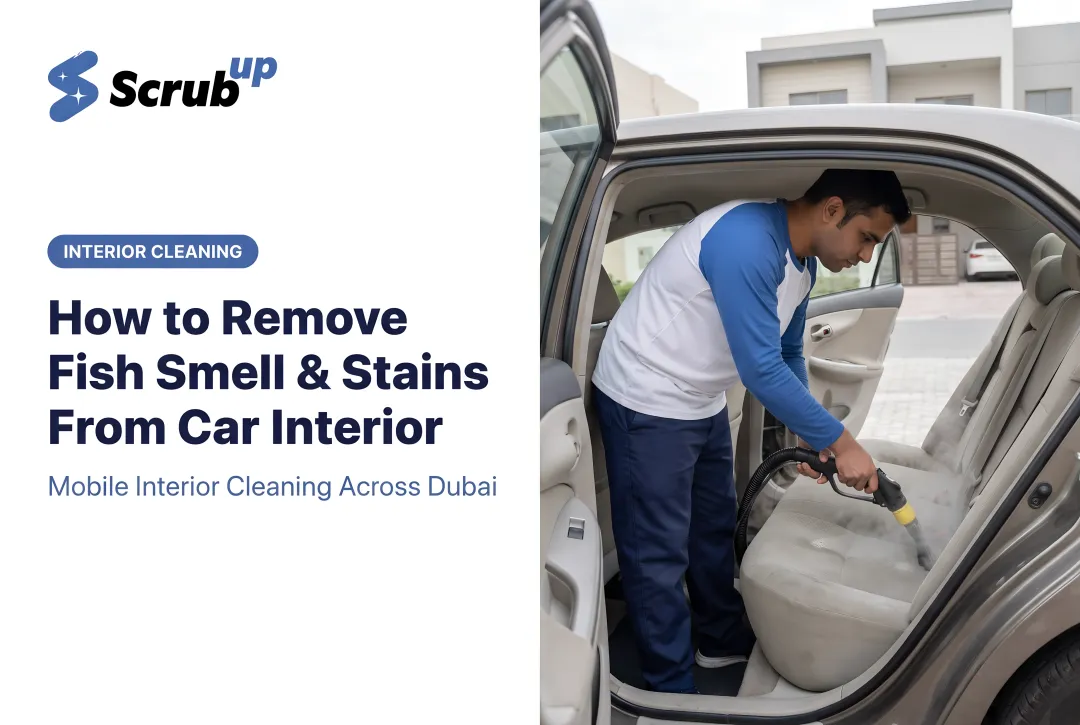 How to Remove Fish Smell & Stains From Car Interior