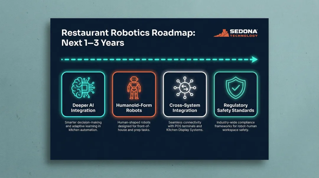 Four future restaurant robotics trends roadmap for next one to three years