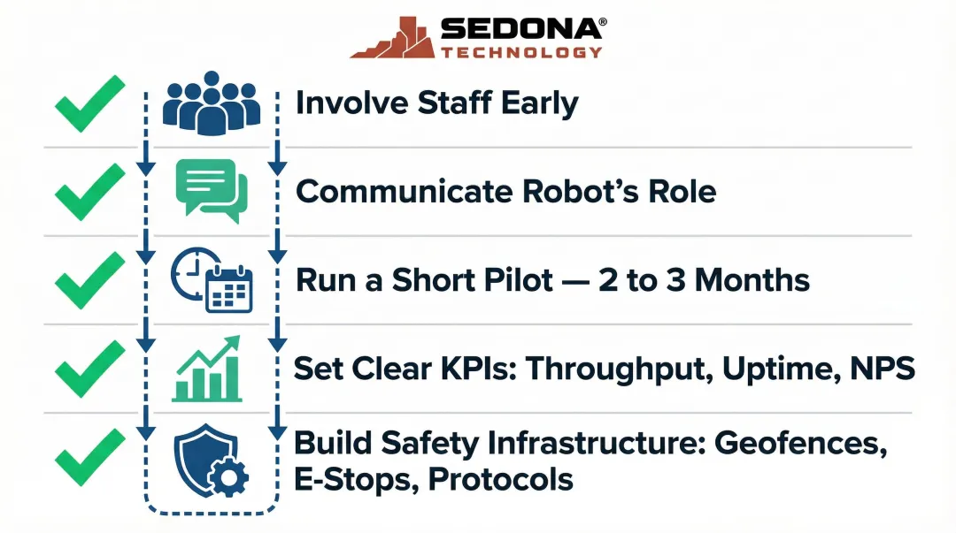 5-step human robot integration best practices checklist for business deployment