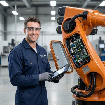 Industrial Robot Repair and Maintenance Service With Expert Support