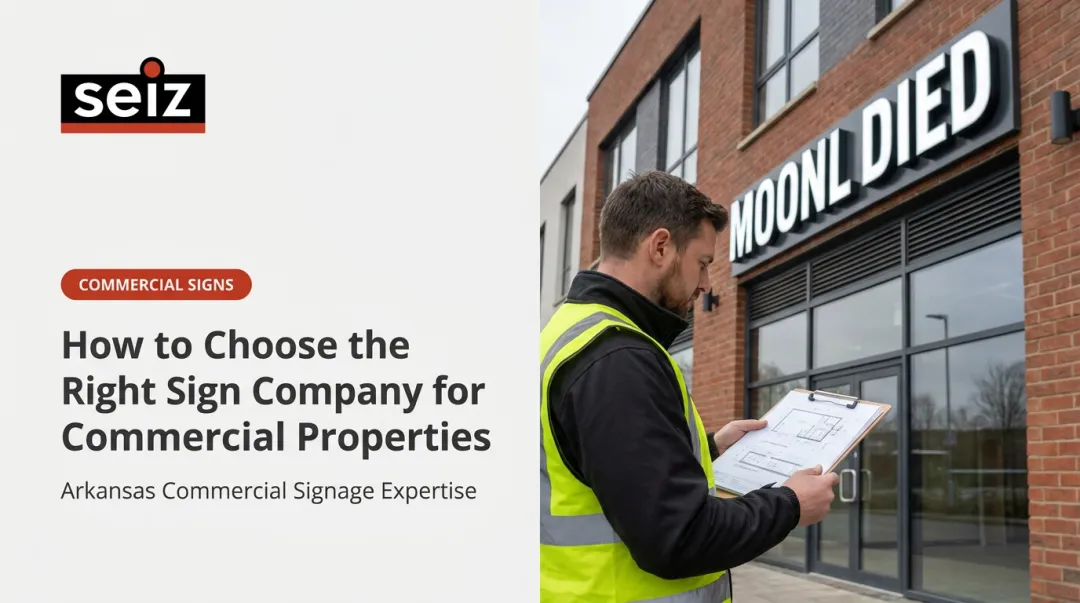 How to Choose the Right Sign Company for Commercial Properties