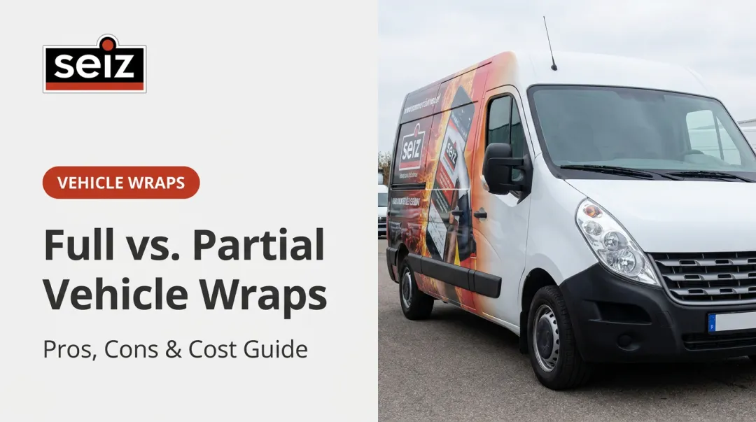 Full vs. Partial Vehicle Wraps: Pros, Cons & Cost Guide