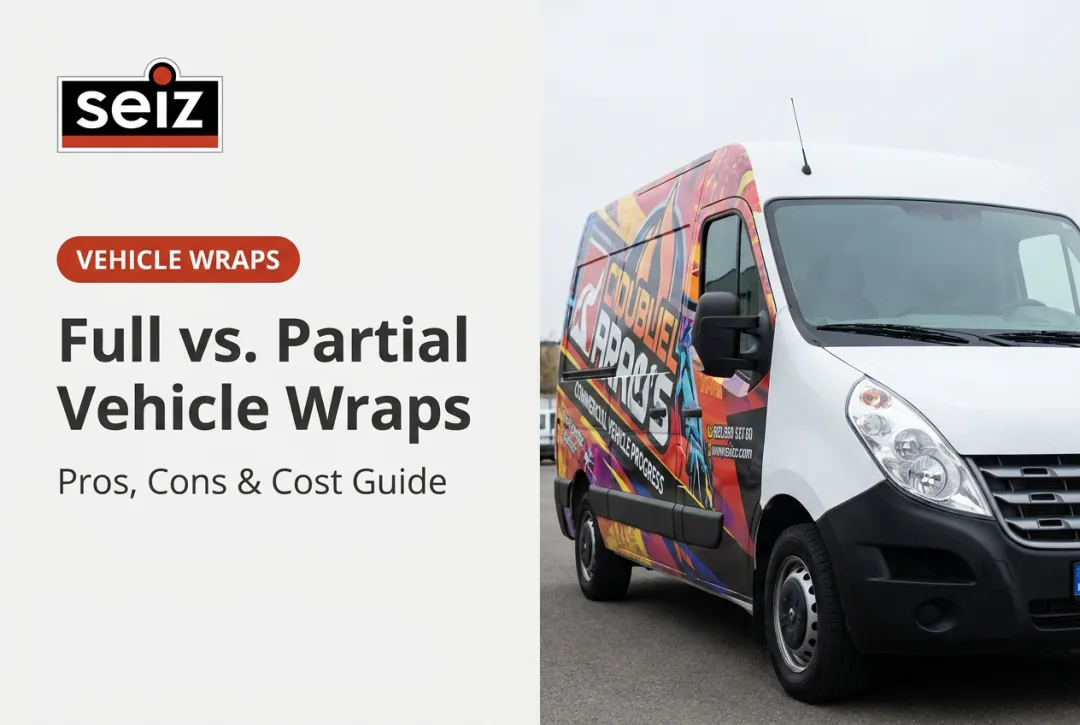 Full vs. Partial Vehicle Wraps: Pros, Cons & Cost Guide