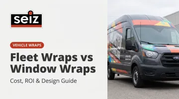 Fleet Wraps vs Window Wraps: Cost, ROI &amp; Design Guide